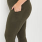 Rae Mode Game Point Full Size Microfiber Leggings with Pockets -