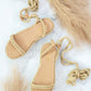 KAYLEEN Learning the Ropes Lace-Up Espadrille Sandals -