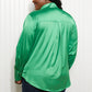 GeeGee New Love Satin Button Down Shirt -