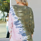 Sew In Love Full Size Tie-Dye Seam Detail Sweatshirt -