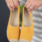 WeeBoo In Step Espadrille Slip-On Flats in Yellow -