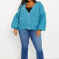 Davi & Dani Just a Fling Full Size Button Down Cardigan -