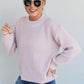 Heimish Losing Track Hem Detail Rib-Knit Sweater -