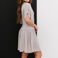 Davi & Dani Stay a Little Longer Pleated Mini Dress -
