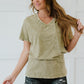 Sew In Love Summer Special Acid Wash Tee -