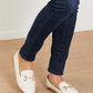Qupid 9 to 5 Ballerina Metal Detail Loafers -