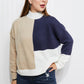 HYFVE Straight-A Student Color Block Sweater -