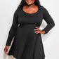 White Birch Missing Link Long Sleeve Dress -