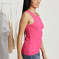 Sew In Love Electric Love Tank in Hot Pink -
