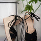 SODA Flawless Fashion Lace-Up Wedge Espadrille Sandals -