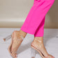 Cape Robbin Living Large Clear Block Heels -