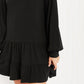 Emerald Gather Together Full Size Babydoll Tiered Drop-Waist Dress -