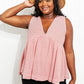 Ces Femme Carnival Nights Striped Sleeveless Top -