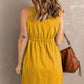 Sleeveless Button Down Mini Dress -