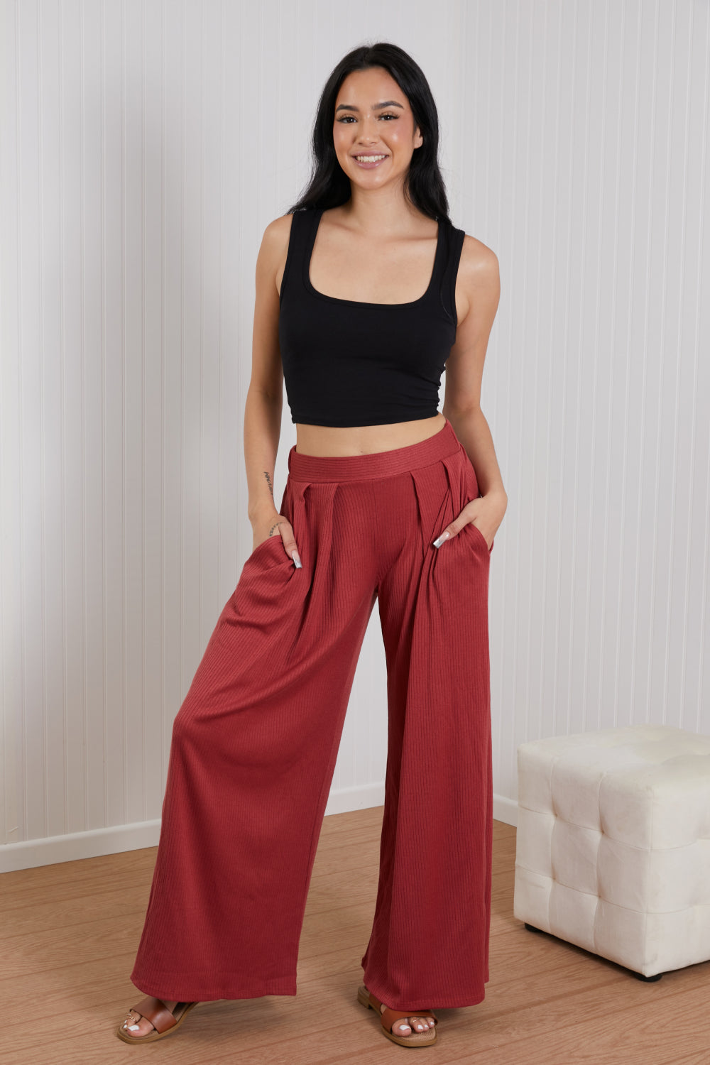 Jade By Jane Lookin' Chic Wide Leg Pants -