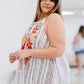 Andree by Unit Serenade Me Full Size Embroidered Sleeveless Blouse -