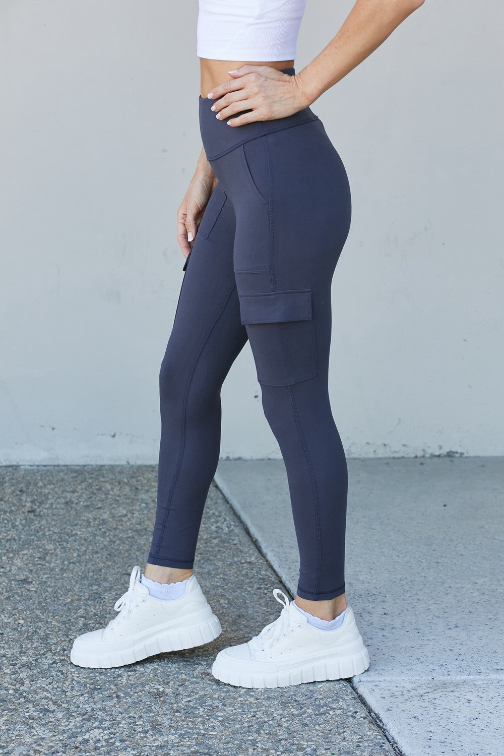 Rae Mode Full Size Cargo Leggings -