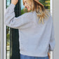 Sew In Love Full Size Openwork Rib-Knit Sweater -