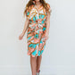 Miss Avenue Never Looked Better Scarf Print Dress -