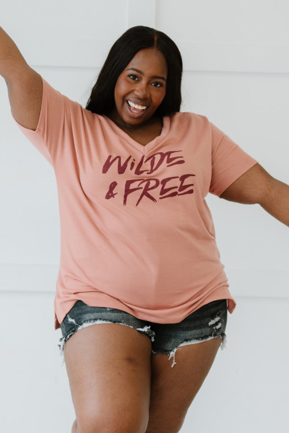 Sew In Love Wilde & Free Graphic Tee -