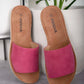 SODA Good Karma Open-Toe Espadrille Slides -