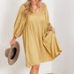 GeeGee Angel of Mine Crochet Yoke Mini Dress -