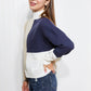 HYFVE Straight-A Student Color Block Sweater -
