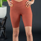 Rae Mode Get Set Crisscross Biker Shorts -