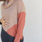 CY Fashion The More The Merrier Color Block Sweater Dress -