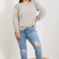 CY Fashion Addicted to You Ruffle Shoulder Top -