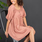 GeeGee I Promise Puff Sleeve Dress -