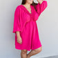 GeeGee Glamour Girl Balloon Sleeve Mini Dress -