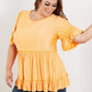 Hailey & Co Our Song Ruffled Babydoll Top -