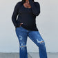 Heimish Full Size Scoop Neck Long Sleeve Top -