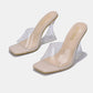 Cape Robbin Clear View Slide-On Heels -