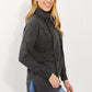 Zenana Full Size Brushed Funnel Neck Sweater -