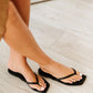 Berness Get To It Square Toe Flip-Flops -