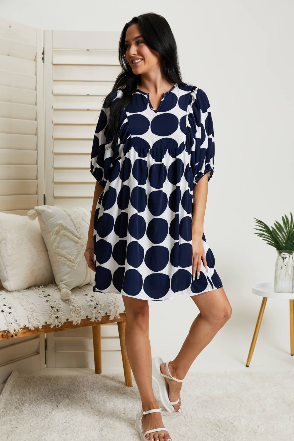 Ces Femme London Polka Dot Dress -