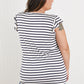 Sew In Love Illuminate the Way Striped Tee in Navy -