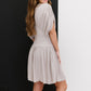 Davi & Dani Stay a Little Longer Pleated Mini Dress -