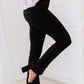 Vibrant Danielle High-Waist Slit Bootcut Jeans -