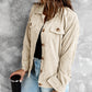 Corduroy Long Sleeve Jacket -
