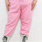 White Birch Winding Down High-Waisted Joggers -