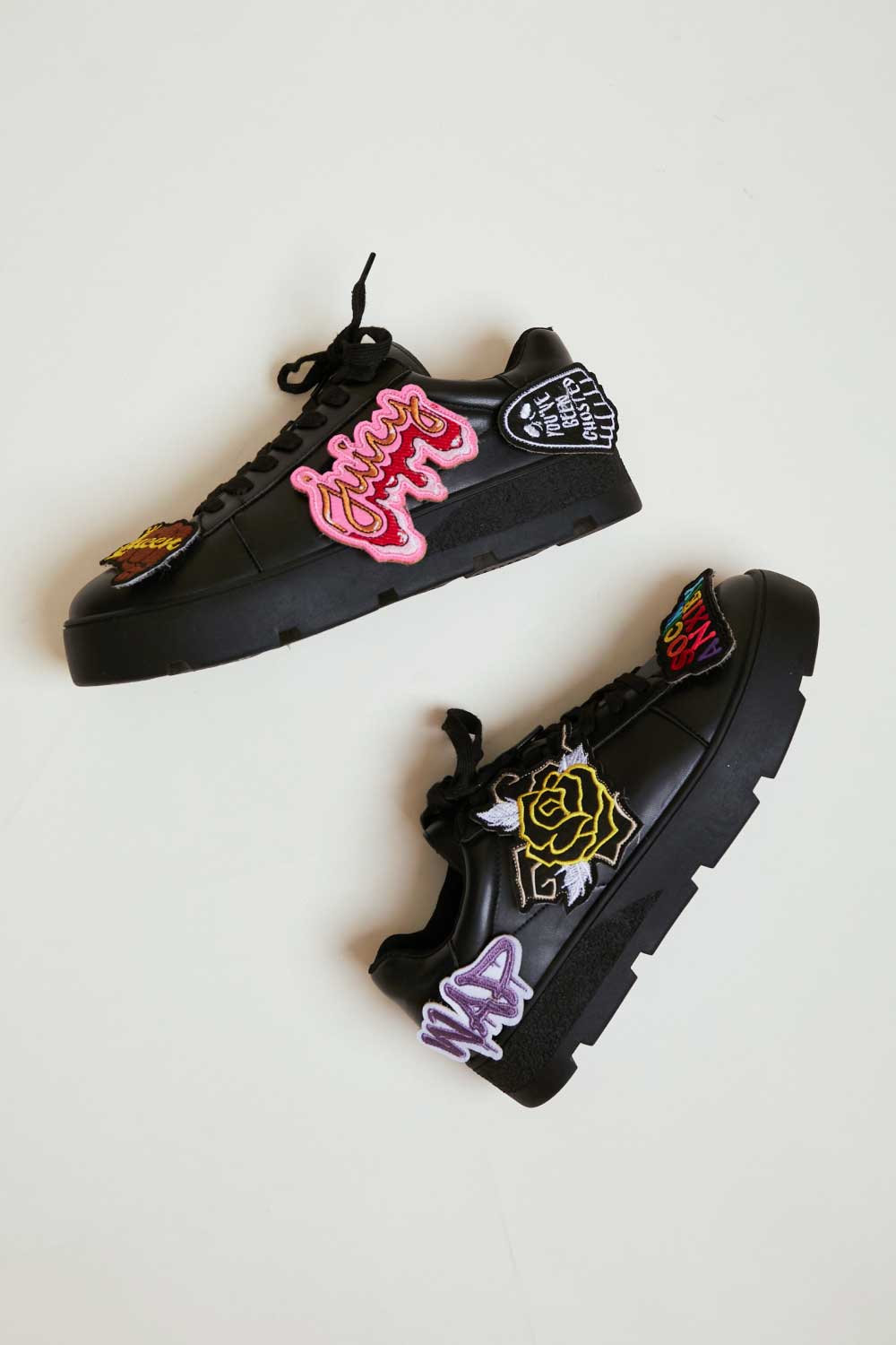 Cape Robbin Make A Statement Applique Detail Sneakers -