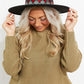 Fame Biggest Fan Geometric Strap Fedora -