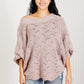 Sweet Lovely by Jen Drift Away Scallop Sweater -