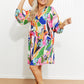 Cotton Bleu Disco Days Full Size Printed Airflow Dress -