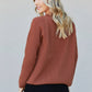 Heimish Full Size Raglan Sleeve V-Neck Sweater -