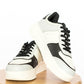 Berness Mile a Minute Platform Sneakers in White and Grey -
