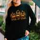 TRICK-OR-TREAT Graphic Halloween Sweatshirt -